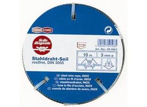 4004947591085 - Drahtseil ø 3 mm x 10 m Seile - Conacord