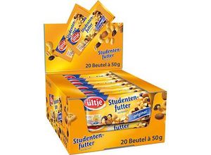 4004980560031 - Studentenfutter Ültje Original Mix aus Rosinen Erdnüssen Cashewkernen & Mandeln 20 x 50 g