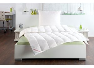 4005029075387 - Daunenbettdecke HAEUSSLING Swiss Royal Bettdecken für Sommer und Winter Ganzjahresdecke Decke Gr B L 240 cm x 220 cm leicht weiß Allergiker Bettdecke 135x200 cm 155x220 cm & weitere Größen Made in Germany