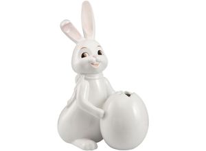 4005169333682 - Sammelfigur GOEBEL Hase Snow White Little Spring Dekofiguren Gr B H T 14 cm x 30 cm x 225 cm Hase mit Vase weiß Sammlerfiguren Dekofiguren mit Vase Höhe ca 30 cm