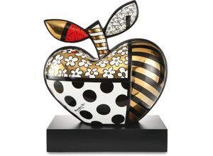 4005169349409 - Sammelfigur GOEBEL Figur Romero Britto - Golden Big Apple Dekofiguren Gr B H T 35 cm x 40 cm x 22 cm Apfel bunt Sammlerfiguren