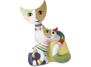 4005169351600 - Sammelfigur GOEBEL Figur Rosina Wachtmeister - Macchia e Giro bunt Dekofiguren B H T 14cm x 18cm x 9cm Katzen Porzellan Katzen-Duo B14cm H18cm T9cm