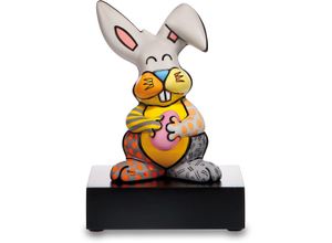 4005169351730 - Sammelfigur GOEBEL Figur Romero Britto - Grey Rabbit Dekofiguren Gr B H T 16 cm x 23 cm x 13 cm Hase bunt Sammlerfiguren