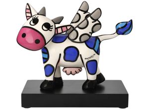 4005169356278 - Sammelfigur GOEBEL Britto Dekofiguren Gr B H 9cm x 19cm bunt Pop Art Porzellan Romero Britto - Flying Cow