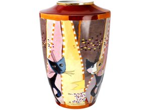 4005169358678 - Dekovase GOEBEL Wohnaccessoires Vasen Gr B H 16 cm x 24 cm bunt Blumenvasen Vase Porzellan Rosina Wachtmeister - Sottosopra