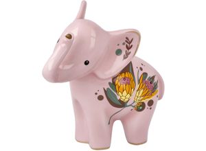 4005169359187 - Goebel Porzellan Gmbh - Goebel Figur Wanjala Elephant Elefantenfigur Elefanten Figur Dekofigur Porzellan Rose 70001041