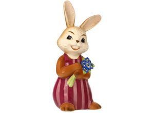 4005169360657 - Osterhase GOEBEL Vergiss mich nicht Dekofiguren Gr B H T 55 cm x 5 cm x 12 cm bunt Dekofiguren Sammelfigur Hasenjunge mit Vergissmeinicht