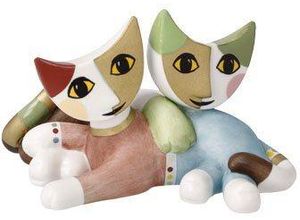 4005169362415 - Dekofigur GOEBEL Rosina Wachtmeister - Cats Adelia e Ottavio Dekofiguren Gr B H T 7 cm x 55 cm x 95 cm bunt Weihnachtsengel Weihnachtsfiguren Sammelfigur Tierfigur