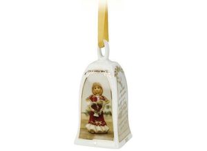 4005169363412 - Weihnachtsfigur GOEBEL Glocke - Jahresglocke 2023 Höhe ca 7 cm Dekofiguren Gr B H T 7 cm x 7 cm x 7 cm bunt Weihnachtsengel Weihnachtsfiguren Sammlerfigur Weihnachtsdeko Dekofigur aus Porzellan