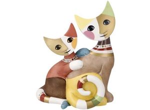 4005169364105 - Dekofigur GOEBEL Rosina Wachtmeister - Katzen Noemi e Taddeo Dekofiguren Gr B H T 75 cm x 165 cm x 125 cm bunt Weihnachtsengel Weihnachtsfiguren Sammelfigur