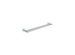 4005176328107 - Essentials Doppel-Badetuchhalter rund chrom 40802001 - Chrom - Grohe