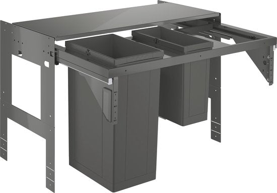 4005176586460 - GROHE Einbau-Abfalleimer - 2 Eimer (1x29L und 1x11L) - 40982000