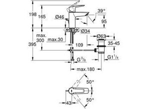 4005176624223 - Grohe Waschtischarmatur QuickFix Start S-Size