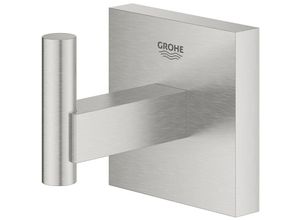 4005176753497 - QuickFix - Start Cube - Wandhaken - Supersteel-Finish 40961DC0 (zum Anschrauben oder Ankleben) - Grohe