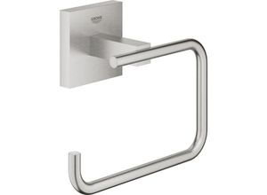 4005176753572 - QuickFix - Start Cube - Wandpapierabroller - Supersteel Finish 40978DC0 (zum Anschrauben oder Ankleben) - Grohe