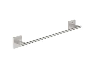 4005176753619 - QuickFix - Start Cube - Handtuchstange 450 mm- Supersteel Finish 40987DC0 (zum Anschrauben oder Ankleben) - Grohe