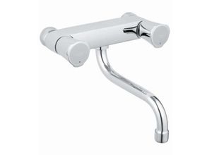 4005176843310 - Costa l Wand-Küchenarmatur mit Unterlauf Chrom - Chrom - Grohe