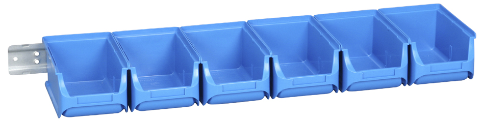 4005187570625 - Sichtboxen Set blau 613x165x75 mm - Allit