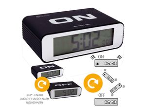 4005197628514 - digitaler LCD Wecker mit Flip-Funktion Snooze Hintergrundbeleuchtung Ansteigender Alarm