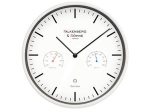 4005197640530 - Funkwanduhr Lautlos Thermo-   Hygrometer 250 mm