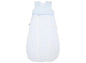 4005226154977 - Jersey-Schlafsack BabyNest® PRIMAKLIMA STARS in weiß hellblau