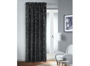 4005241795049 - Vorhang Jorvin Gr 1 schwarz B135cm H245cm Polyester Gardinen Fertigschal