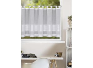 4005241833444 - Panneaux Saraya Gr 1 weiß B145cm H60cm Polyester Gardinen Fertigschal