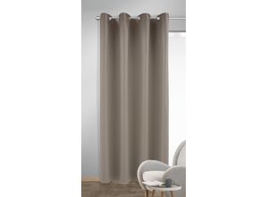 4005241847847 - Vorhang Mia Gr 1 braun (mud) B140cm H245cm Polyester Gardinen Fertigschal