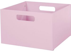 4005317272481 - roba® Aufbewahrungsbox rosa aus Holz  Organizer für Spielzeug rosa