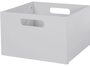 4005317306889 - roba® Aufbewahrungsbox grau aus Holz  Organizer für Spielzeug grau