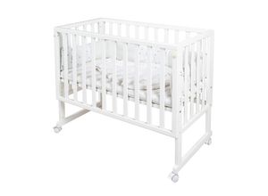 4005317314990 - Stubenbett safe asleep® 3 in 1 Sternenzauber Beistellbett weiß Babybett & Bank inkl Zubehör