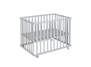 4005317315416 - Laufgitter ROBA Taupe 74x100 cm grau (taupe) Baby Laufställe mit Folienboden