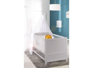 4005317325002 - Roba Kinderbettset 70 x 140 cm Sternenzauber grau taupe