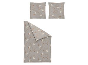 4005367107207 - Bettwäsche IRISETTE Pia 8390 Gr B L 155 cm x 220 cm (1 St) B L 80 cm x 80 cm (1 St) Mako-Satin braun (rost) Bettwäsche 155x220 cm zeitlose Instagram-Blogger-Kollektion