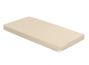 4005367797002 - Spannbettlaken IRISETTE Vesuv-T 12 Laken Gr B L 150 cm x 200 cm 1 St Jersey 140-160 x 200-220 cm 25 cm beige (natur) mit Rundumgummizug