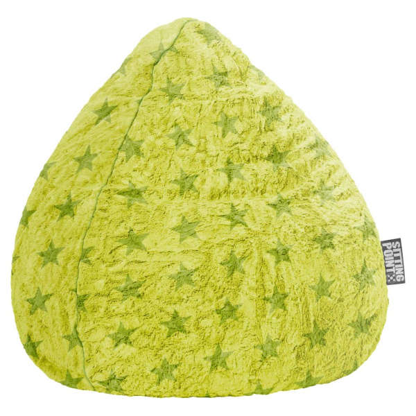 4005380427399 - Fluffy Stars XL Sitzsack grün 4005380427399 SITTING POINT