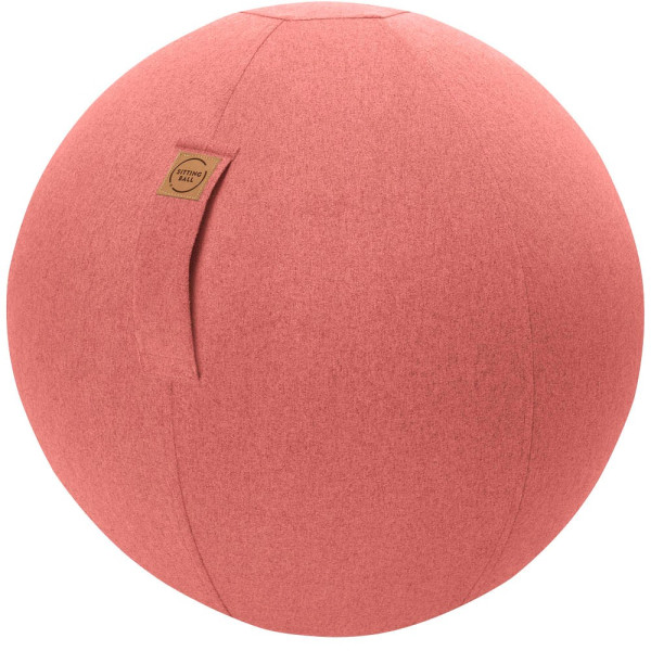 4005380455736 - Sitzball FELT Filzimitat 100% Polyester waschbar reißfest Trageschlaufe lachs