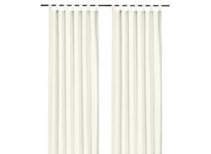 4005385142440 - Vorhang WECKBRODT Vito Gardinen Gr 175 cm Schlaufen 140 cm beige (natur) Schlaufen Gardine Schlaufenschal Gardine blickdicht Microvelour Unifarben