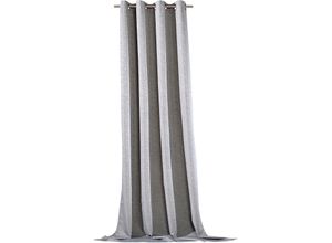 4005385834550 - Vorhang WECKBRODT Elias Gr 1 grau (anthrazit) B135cm H245cm Jacquard Polyester Gardinen Jacquard blickdicht mit beschichteter Rückseite Gardine Store