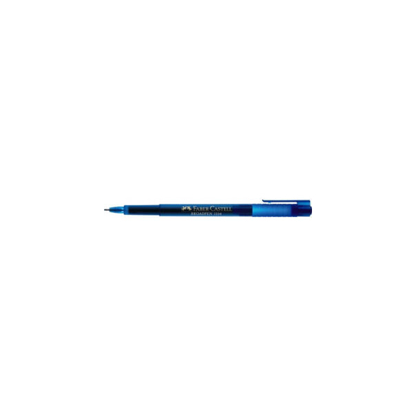 4005401012672 - Fineliner BROADPEN 1554 mit Kappe 08 mm Schreibfarbe blau 4005401012672 Faber-Castell