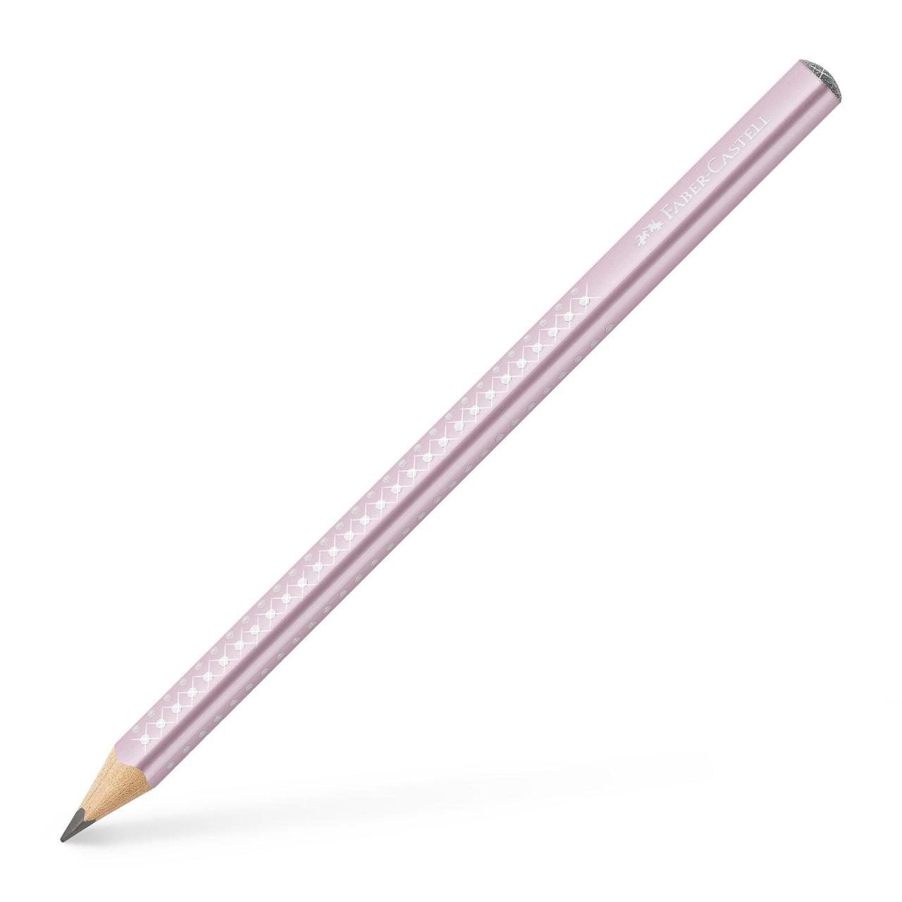 4005401116615 - 111661 Jumbo Sparkle Bleistift B violett metallic 4005401116615 Faber-Castell