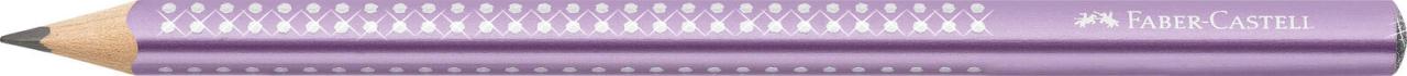 4005401116639 - 111663  Jumbo Sparkle Bleistift B violett metallic 4005401116639 Faber-Castell