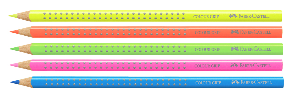 4005401124146 - FABER-CASTELL Dreikant-Buntstift Colour GRIP neonpink