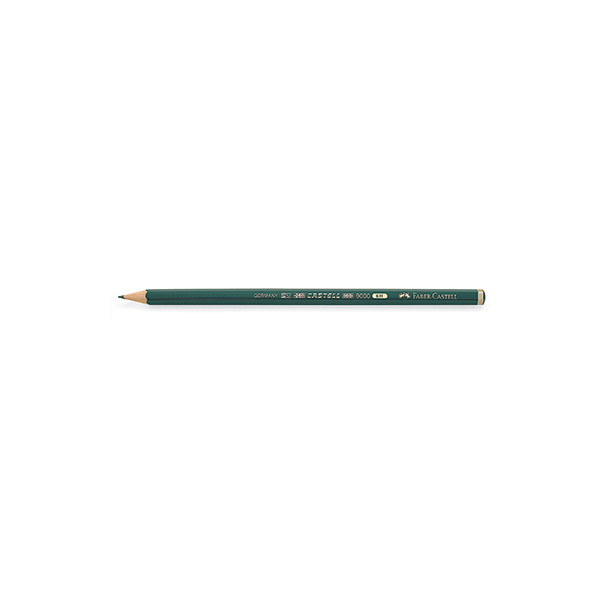 4005401190165 - Bleistift Castell 9000 119016 dunkelgrün 6H 4005401190165 Faber-Castell