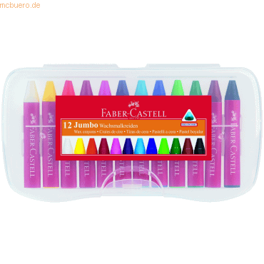 4005401200116 - Wachsmalkreide Jumbo 120011 12er Etui farbig sortiert rund 20x120mm 4005401200116 12 Stück