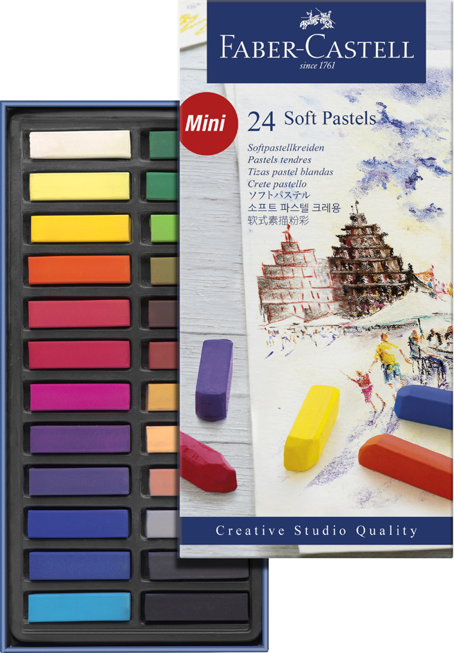 4005401282488 - FABER-CASTELL Softpastellkreiden CREATIVE STUDIO 48er Etui