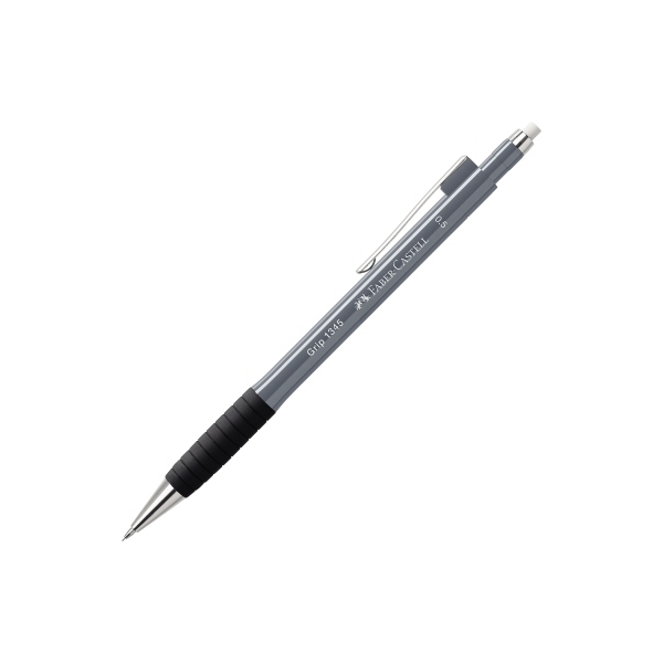 4005401345893 - GRIP 1345 Druckbleistift grau B 05 mm 4005401345893 Faber-Castell