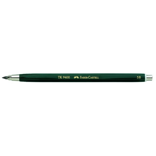 4005401394051 - Fallminenstift TK 9400 139405 dunkelgrün 315mm 5B 4005401394051 Faber-Castell