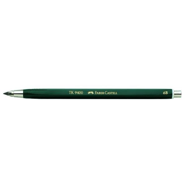 4005401394068 - Fallminenstift TK 9400 139406 dunkelgrün 315mm 6B 4005401394068 Faber-Castell