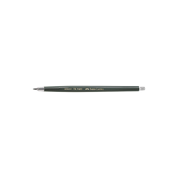 4005401394204 - Faber Castell - Fallminenstift tk® 9400 2mm oh ohne Radierer dunkelgrün